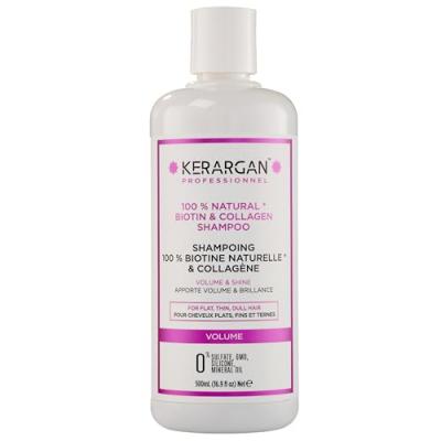 Shampoing volumisant &agrave; la biotine & collag&egrave;ne - Kerargan