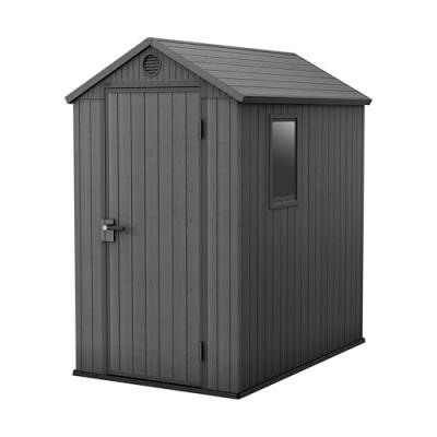 Abri de jardin r&eacute;sine Keter Darwin anthracite 2 32 m&sup2; &eacute;p.16 mm