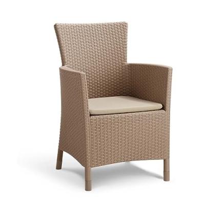 Keter Iowa&nbsp;&ndash;&nbsp;Fauteuil de Jardin 60x62x89 cm Cappuccino