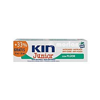 Kin Junior dentifrice Junior p&acirc;te de menthe douce 75ml+25ml