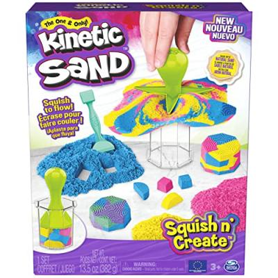 Spin Master 6065527 - Kinetic Sand Set Squish N Create