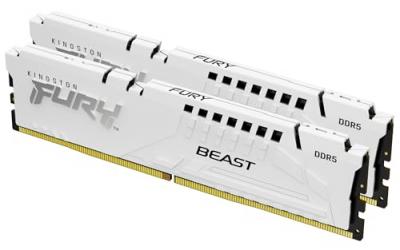 Kingston FURY Beast 64 Go (2 x 32 Go) DDR5 6400 MHz CL32 - Blanc