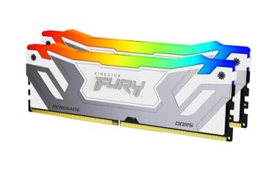 KINGSTON Mod&egrave;le du produit : 48Go 8400MT/s DDR5 CL40 CUDIMM Kit of 2 FURY Renegade RGB White XMP