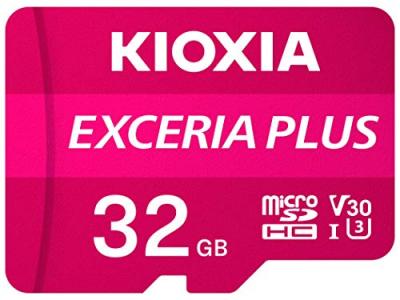 KIOXIA SD MicroSD Card 32GB 98MB/s Kioxia Exceria Plus U3 V30 4K Video Recording