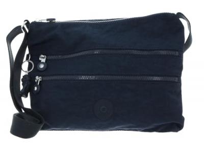 Kipling Sac &agrave; bandouli&egrave;re moyen en nylon bleu marine. Couleur: Bleu