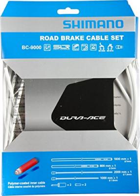 Shimano jeu de c&acirc;bles de frein Dura-Ace BC-9000blanc 8 pi&egrave;ces
