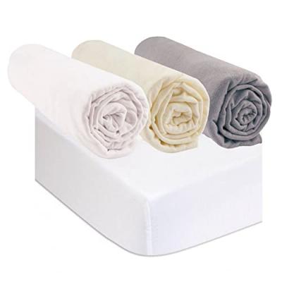 EASY DORT Lot de 3 Draps housse Berceau + 2 Al&egrave;ses 40x80 cm