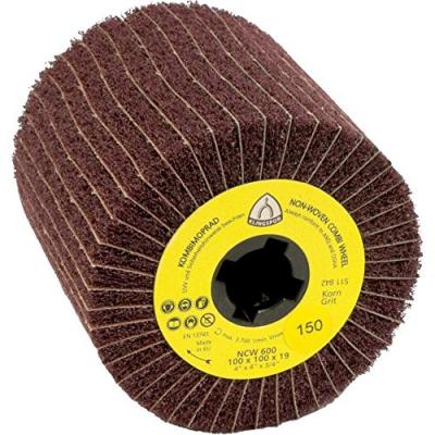 Brosse &agrave; lamelles mixtes NCW600 K100 100x100x19mm Klingspor 1 pcs