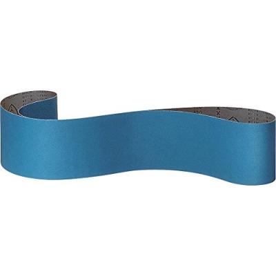 Bande abrasive, de 75 x 2000 mm, corindon au zirconium, Grain : 80