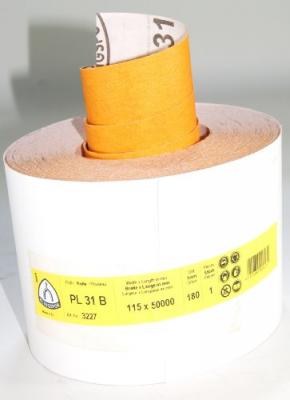 Rouleau papier corindon PL 31 B Ht. 115 x L. 50000 mm Gr 180 - 3227