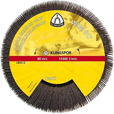 Roue &agrave; lamelles wsm 617 125x20mm G40 Klingspor 1 pcs