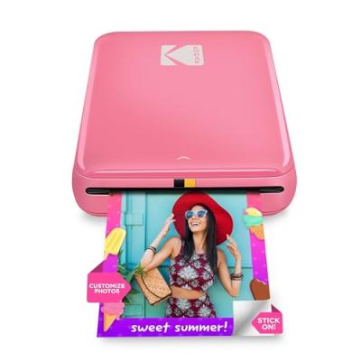 KODAK Step Imprimante Imprimante photo mobile, Bluetooth, Rose, 2 x 3