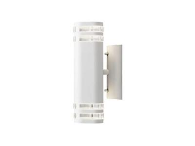 Applique d&acute;ext&eacute;rieur Modena &agrave; 2 lampes, blanche