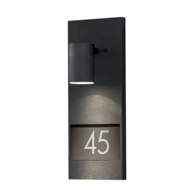 Eclairage pour num&eacute;ro de maison Modena 7655-750 GU10 35 W noir