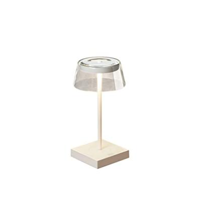 Konstsmide Lampe &agrave; poser LED Scilla avec USB, blanche