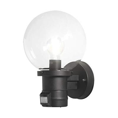 Konstsmide Applique d'ext&eacute;rieur Nemi avec d&eacute;tecteur, noire