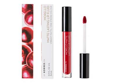 Korres Morello Matte Lasting Lip Fluid 59 Brick Red 3,4ml