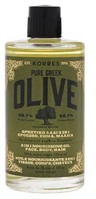 Korres Pure Greek Olive Huile nourrissante 3 en 1