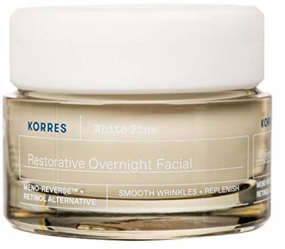 Cr&egrave;me Nuit R&eacute;g&eacute;n&eacute;rante Post-M&eacute;nopause - Pin Blanc, Korres (40 ml)