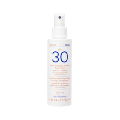 Korres Yoghurt &Eacute;mulsion Solaire Corps & Visage SPF30 150 ml - Spray 150 ml
