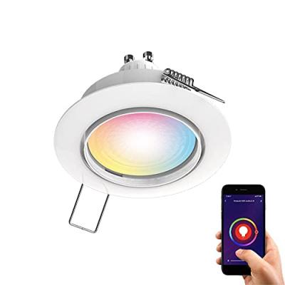 Spot encastre smart blanc - rgb+cct 2700-6000k orientable 345 lm