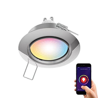 Spot Encastre Smart Alu Brosse - Rgb + Cct 2700-6000k Orientable 345lm