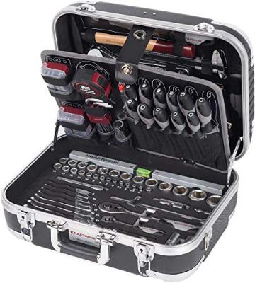 Mallette d'outils en abs b100 kraftwerk - 170 pi&egrave;ces - 202. 100. 100