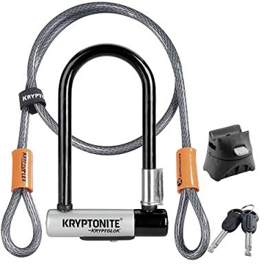 Antivol v&eacute;lo Kryptonite Mini 7 (avec c&acirc;ble Kryptoflex) - One Size