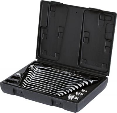 Ks tools coffret de 16 cl&eacute;s mixtes &agrave; cliquet gearplus DFX-479600