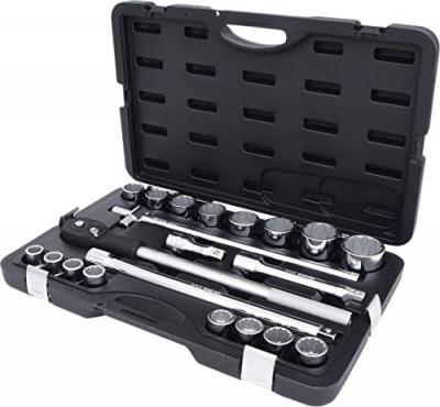 KS Tools Jeu de cl&eacute; &agrave; cliquet et douilles 21 pcs 3/4 911.0722