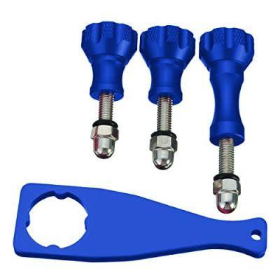 KSIX BXGO25 Touche multi-fonction 3 vis et loop - Bleu