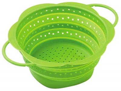 Kuhn Rikon 23696 Passoire R&eacute;tractable Plastique Vert 23 cm