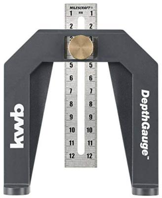 Jauge de profondeur pour routeurs & scies sur table - 0 &agrave; 100 mm