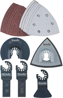 Kit universel bois, pon&ccedil;age, r&eacute;paration - 17 pi&egrave;ces multitool