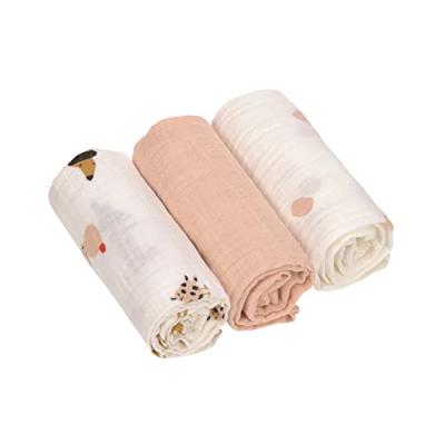 Lange mousseline m little mateys orange &eacute;pic&eacute;, 3 pcs ass., 60 x 60 cm