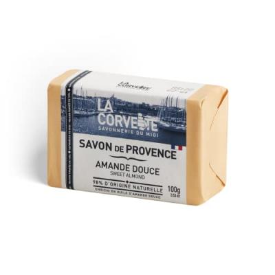 La Corvette Savon de Provence Amande Douce 100 g - Pain 100 g