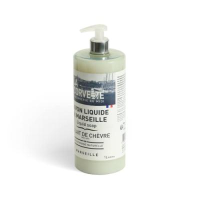 LA CORVETTE Savon liquide de Marseille au lait de ch&egrave;vre 1L