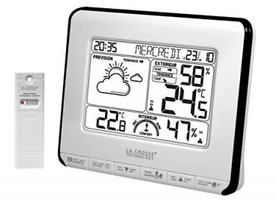 La Crosse Technology - Centrale m&eacute;t&eacute;o WS6818WHI-BLA - Blanc