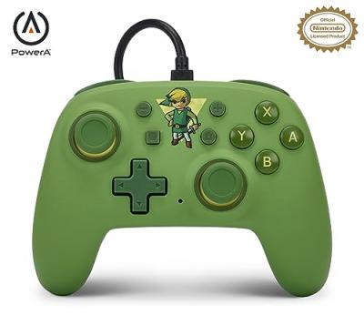 Switch - Manette Filaire Nano - Toon Link - Power-A Manette - 299304c