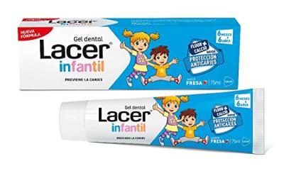 Lacer Dentifrice junior 75 ml + verre 75 ml