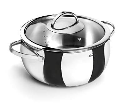 Faitout Belly en inox + couvercle - D: 20 cm