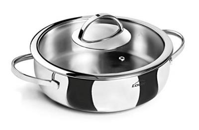 Lacor 79624 Plat Rond avec Couvercle Belly 24 cm