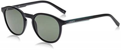 LACOSTE Lunettes de soleil 'L916S' noir / vert fonc&eacute;