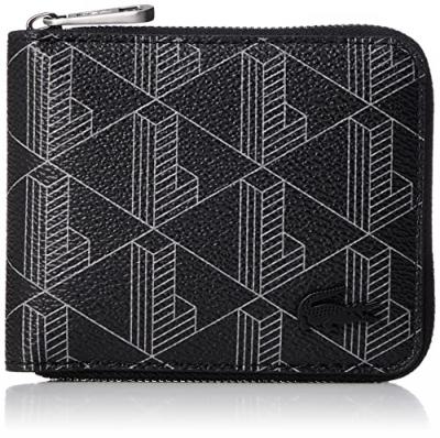 Lacoste portefeuille The Blend Homme Monogram Noir Gris