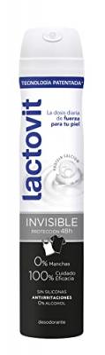 Spray d&eacute;odorant invisible antimanchas lactovit (200 ml)