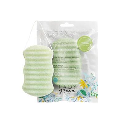 Lady Green Eponge Konjac Merveilleuse Corps Aloe Vera, Vert, 1 Unit&eacute;