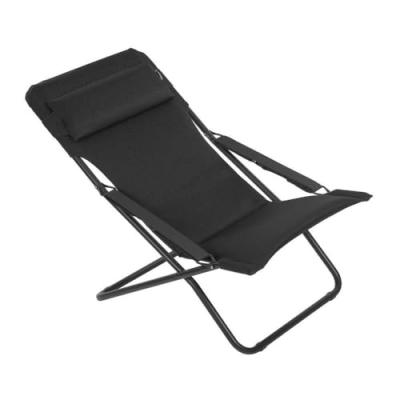 Transat de jardin pliable Lafuma Mobilier transabed - Acier Tube Noir