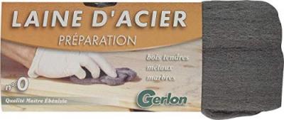 Laine d'acier de pr&eacute;paration GERLON N&deg;0, 200 g