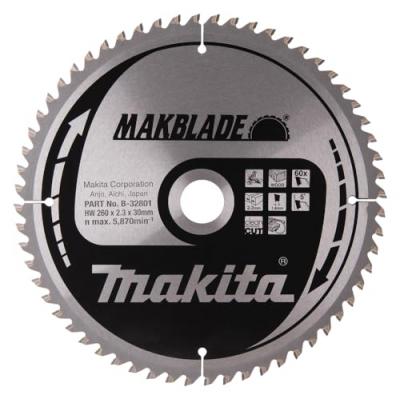 Lame de scie MAKITA B-32801 MakBlade 260 mm x 30 mm 60 dents