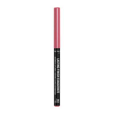 Rimmel London Crayon &agrave; l&egrave;vres exag&eacute;r&eacute; au fini durable 63